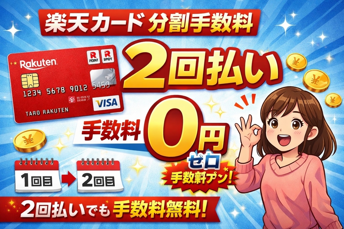 楽天 カード 分割 2 回 できない