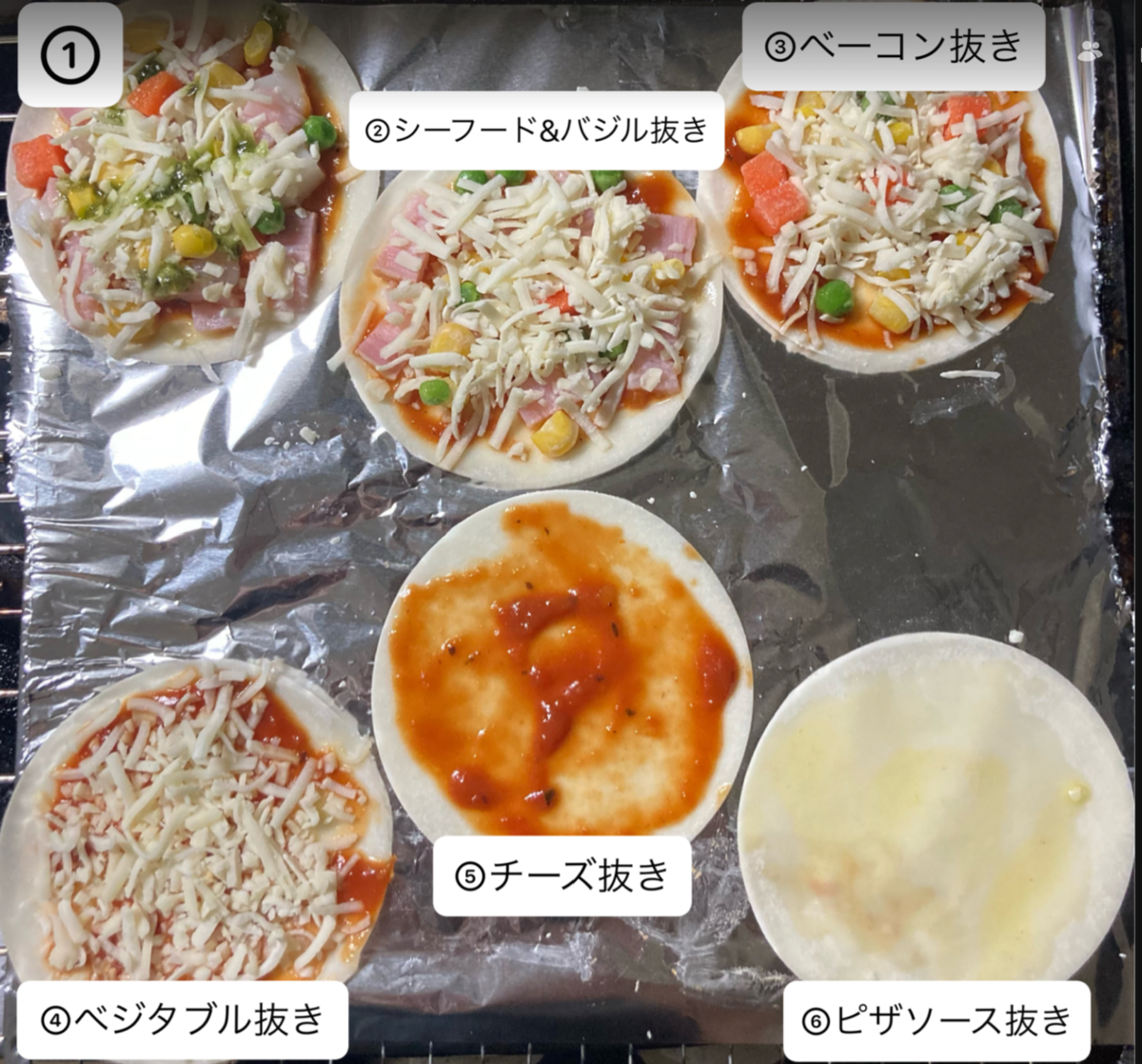 ピザ　餃子の皮