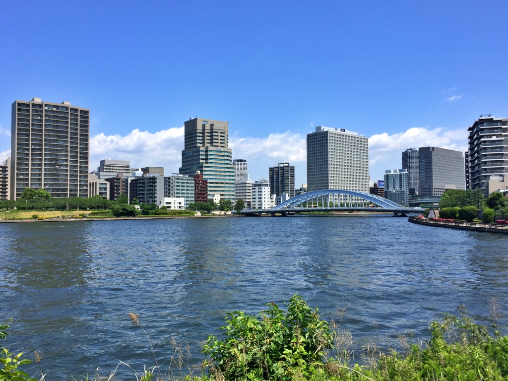 東京の水辺 橋のある風景 - 散歩の途中