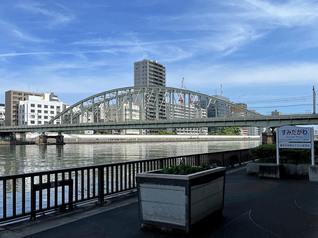隅田川テラスを歩く 左 その1 両国橋から言問橋まで 散歩の途中 隅田川テラスを歩く 左 その1 両国橋から言問橋まで 散歩の途中