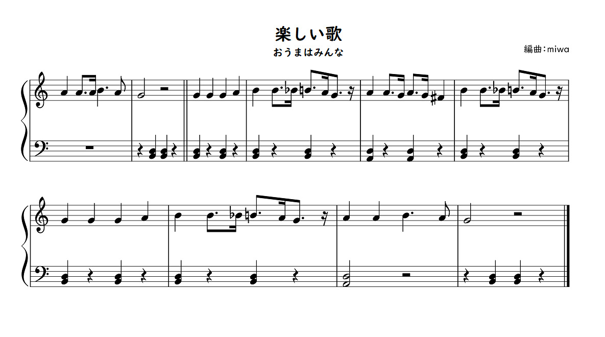 【劇遊び・生活発表会】劇に使える曲30選!劇中のお歌に♪好きな歌詞をつけよう☆幼稚園・保育園【無料 楽譜】