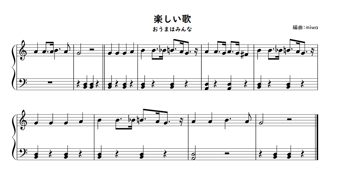 【劇遊び・生活発表会】劇に使える曲30選！劇中のお歌に♪好きな歌詞をつけよう☆幼稚園・保育園【無料 楽譜】