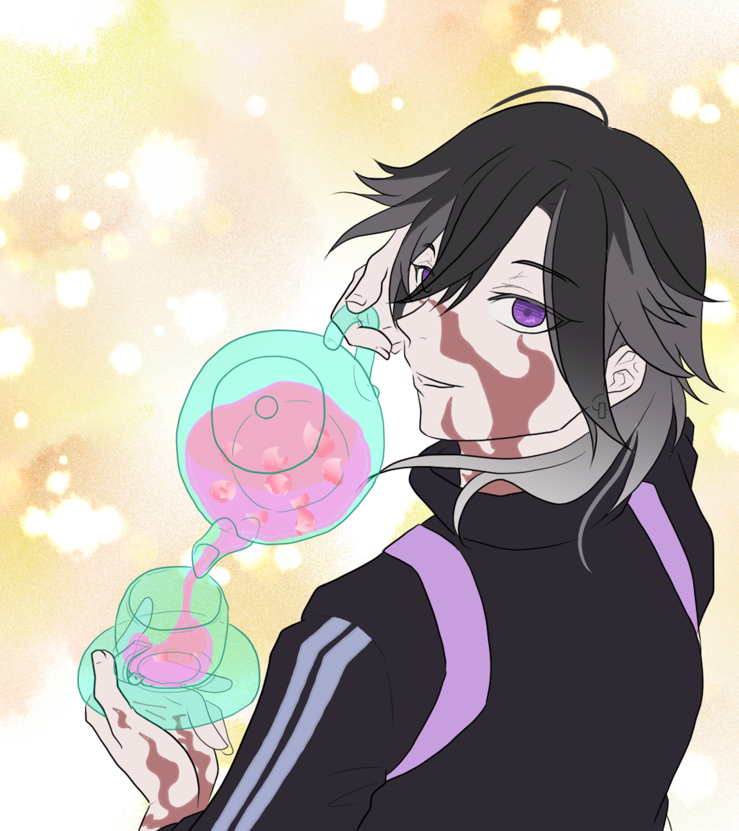 刀剣乱舞 実休光忠 ハロウィンビュッフェ 缶バッジ ヒルトン 刀剣乱舞ONLINE ハロウィンビュッフェ ＜ヒルトン東京お台場