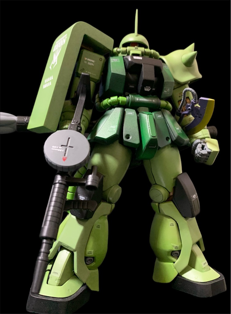 MG 1/100 MS-06S シャア専用ザク Ver.2.0（量産機カラー改修）完成