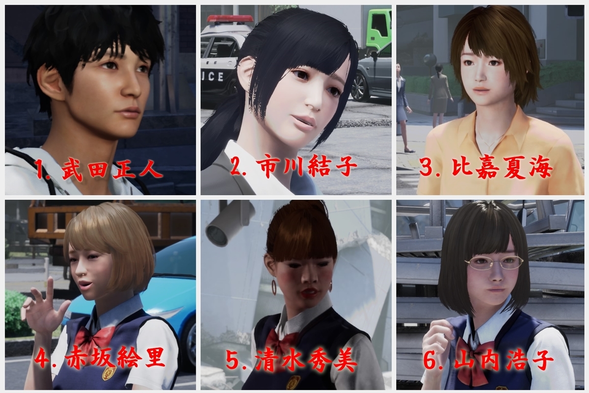 ゲーム 絶体絶命都市4plus Summer Memories の登場人物たち Dlc含む みやび通信