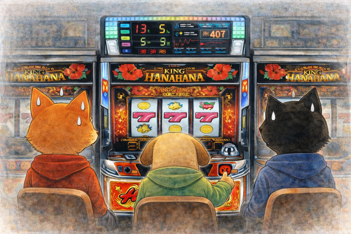 勝】キングハナハナ 設定4？ - miyabi_000856's blog