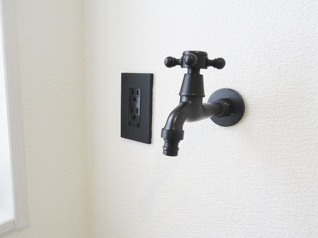 洗濯機周りもおしゃれなデザインに 輸入建材の施工例 By Inkc Jp