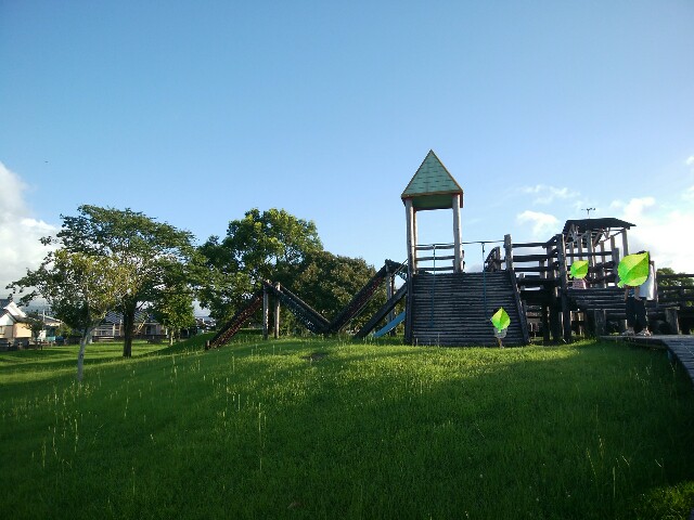 都城 祝吉郡元公園 アスレチック遊具 みやざきろく