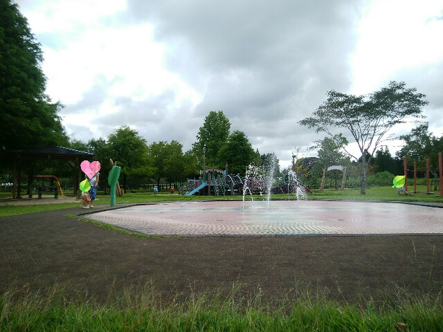 西都市 清水台公園 実は噴水もあり 水遊び みやざきろく