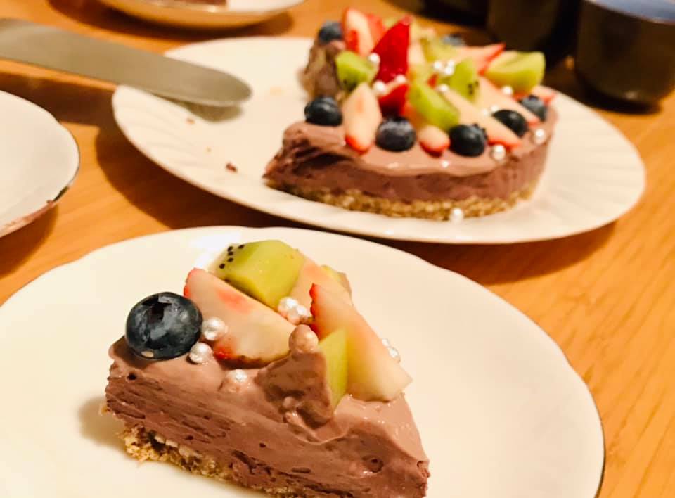 冷やして作る、お豆腐チョコレートケーキ!