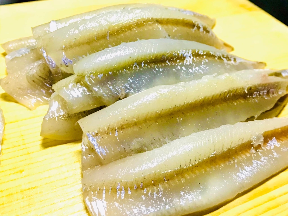 おせち料理22 チカのお刺身 昆布締め 酢締め Miyoのハンドメイドレポ