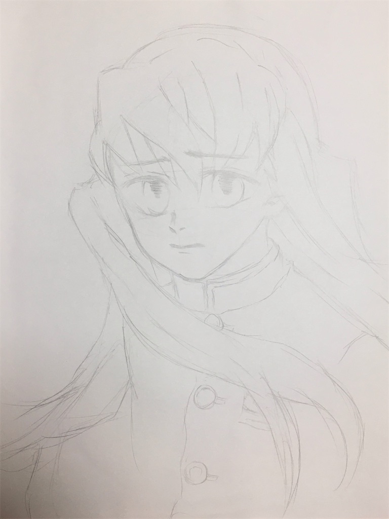 時透無一郎 イラストを描いてみた みーゆま日記