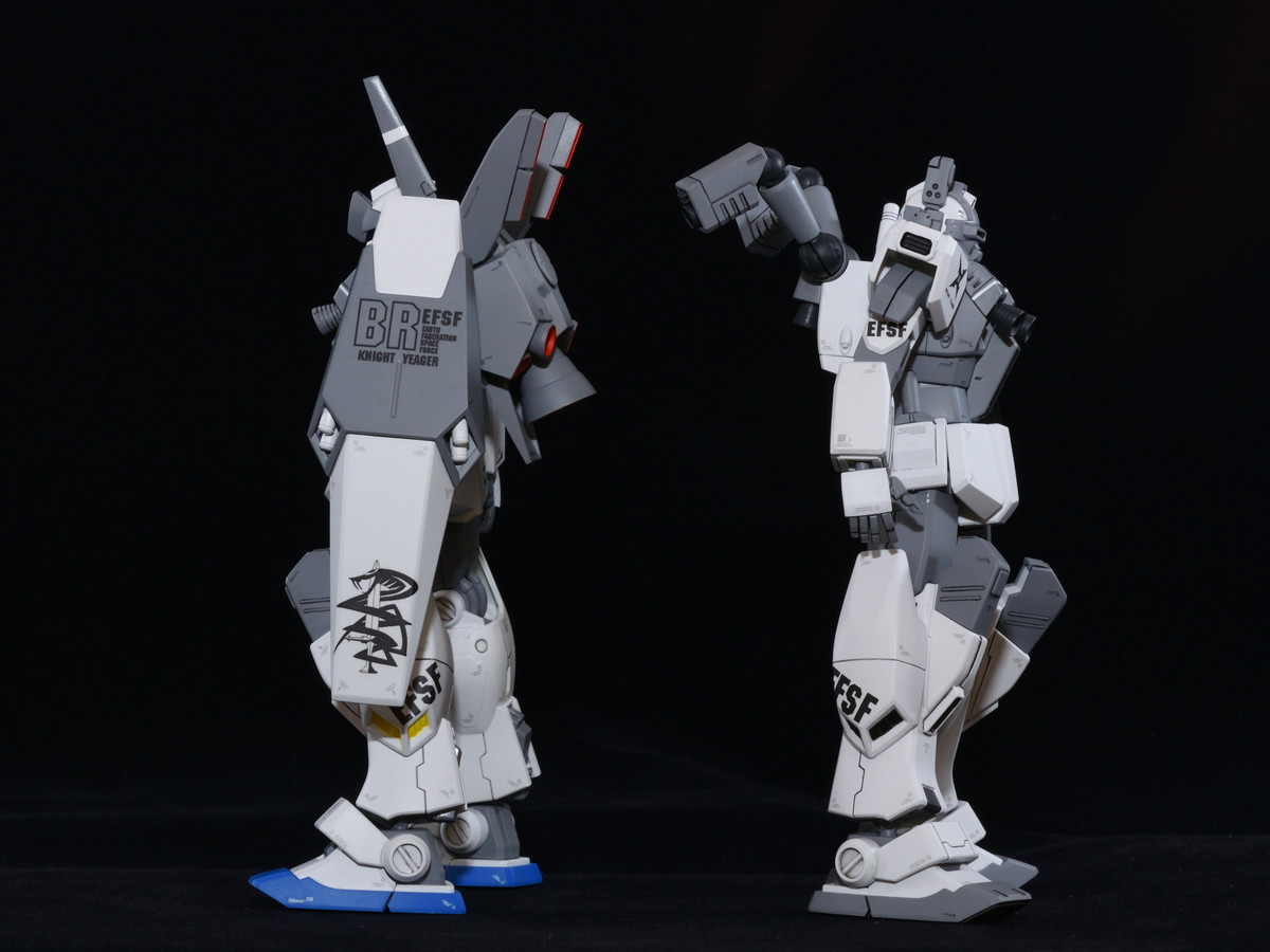 ジム・ナイトシーカー宇宙仕様　塗装完成品 ジム・ナイトシーカー(宇宙仕様 / ヴァースキ隊)｜@koge_lander