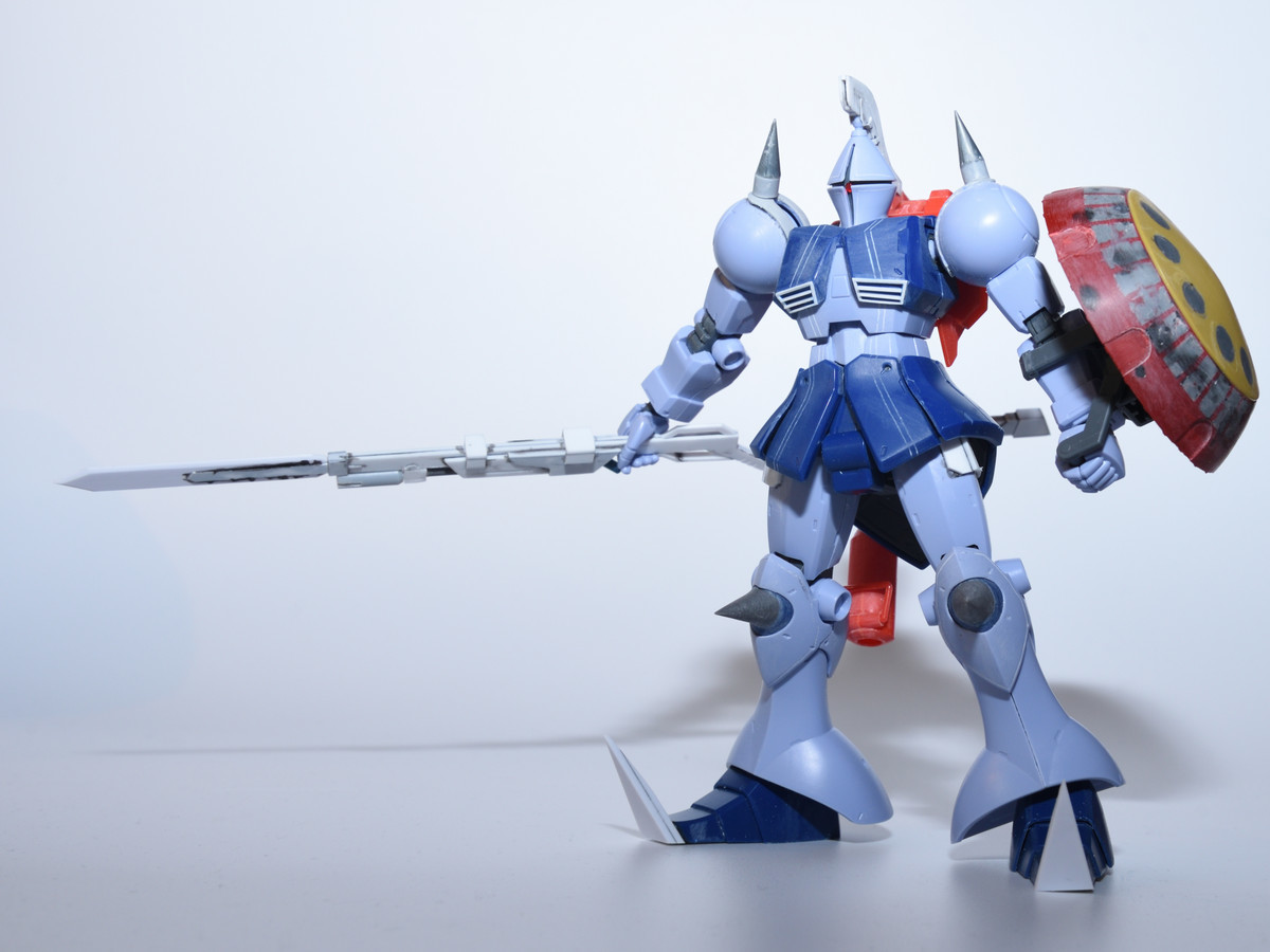 ギャン　改造塗装作品　ギャンオーエースに ガンプラ】ギャンエーオース作ってみた！ミキシング全塗装作成