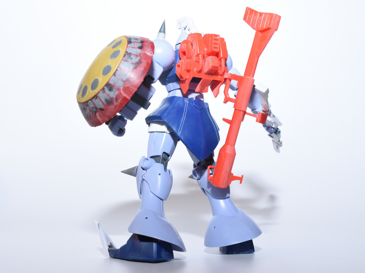 ギャン　改造塗装作品　ギャンオーエースに ガンプラ】ギャンエーオース作ってみた！ミキシング全塗装作成