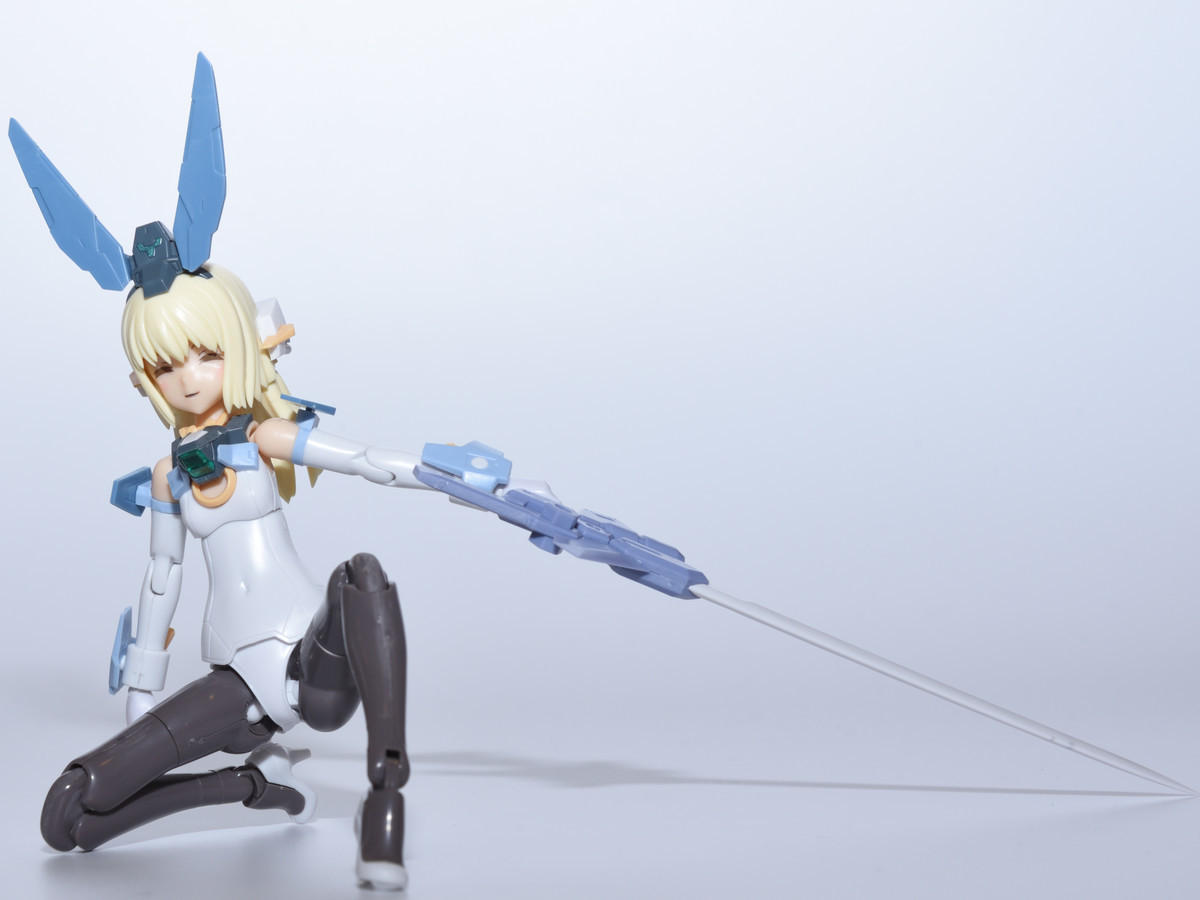 フレームアームズガールのゼルフィカールｓｔの紹介になります 素体と武装モード 説明書とランナーとかも紹介します Miyutoのぷらも道