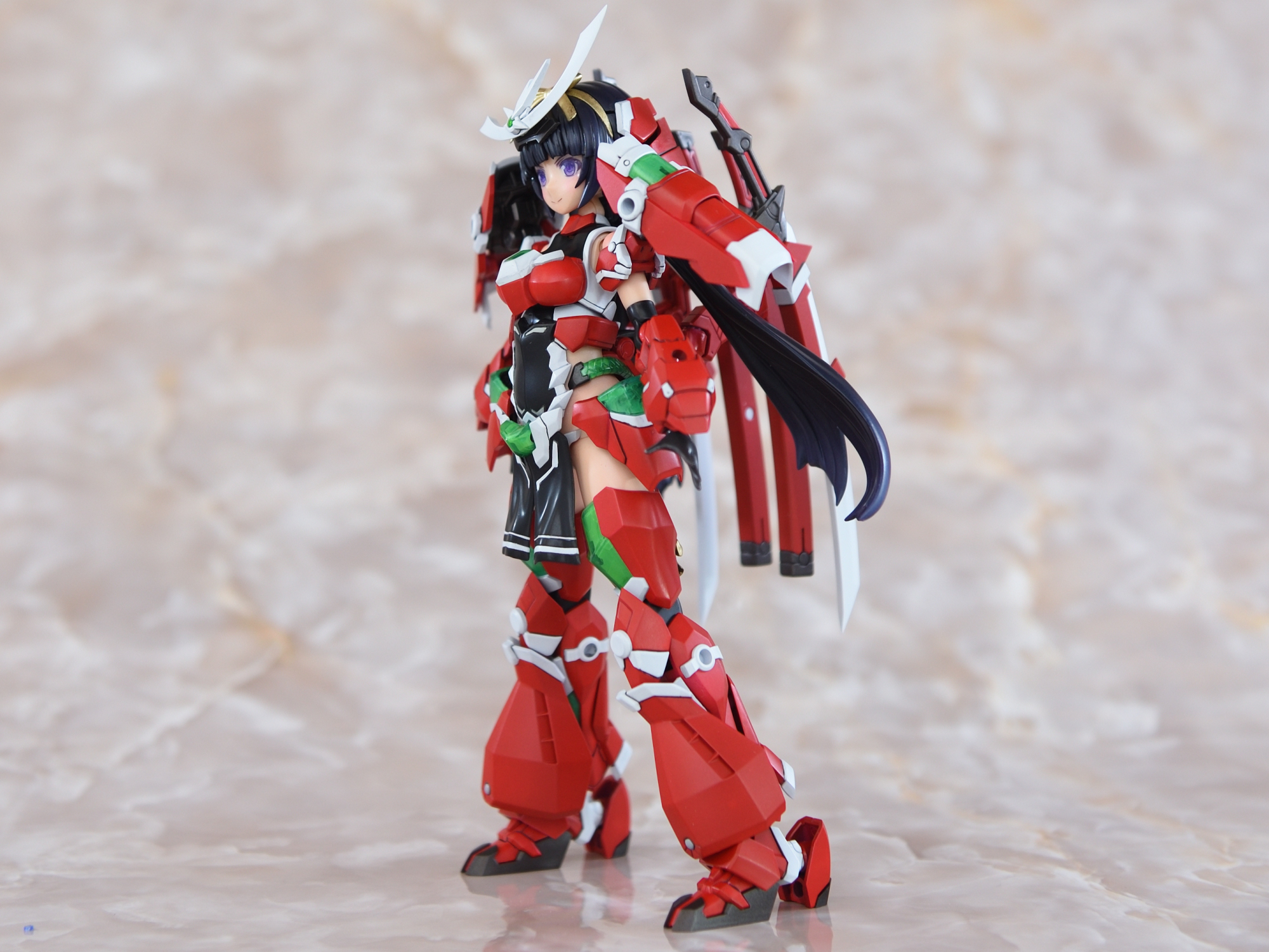 フレームアームズガール　マガツキ　崩天　塗装済み完成品 フレームアームズ・ガール マガツキ 崩天(マガツキ 崩天