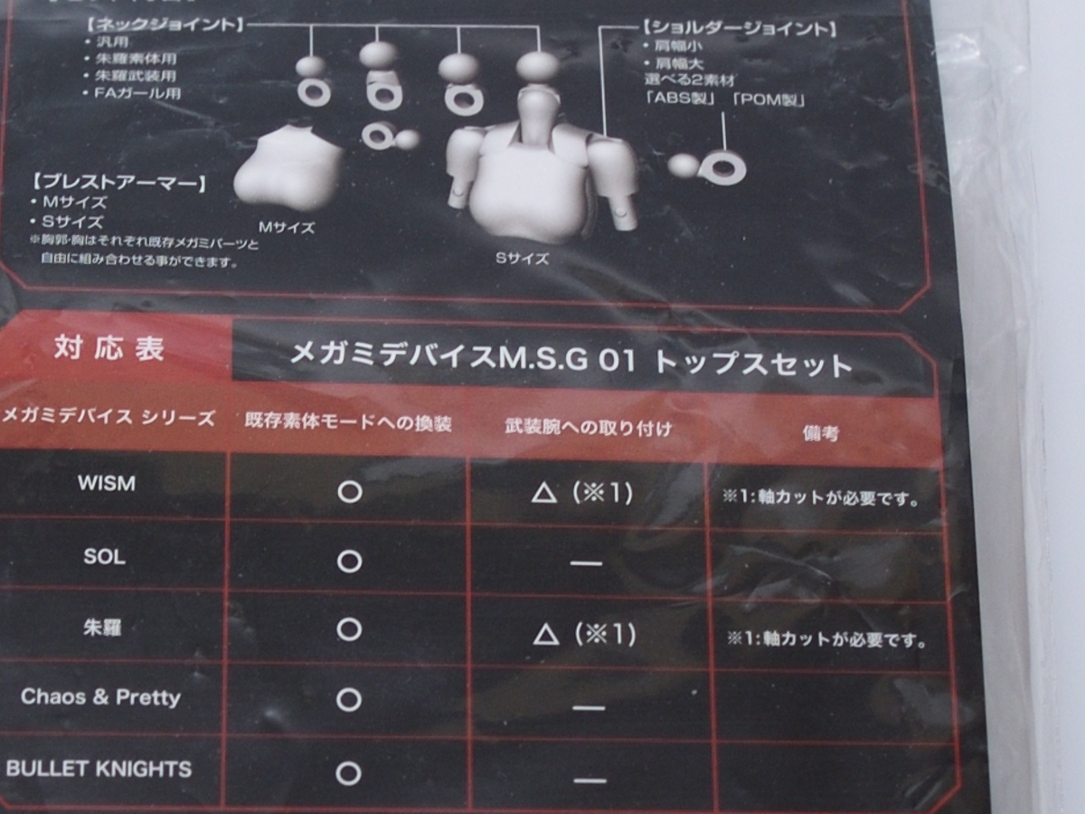 MSGトップスセット