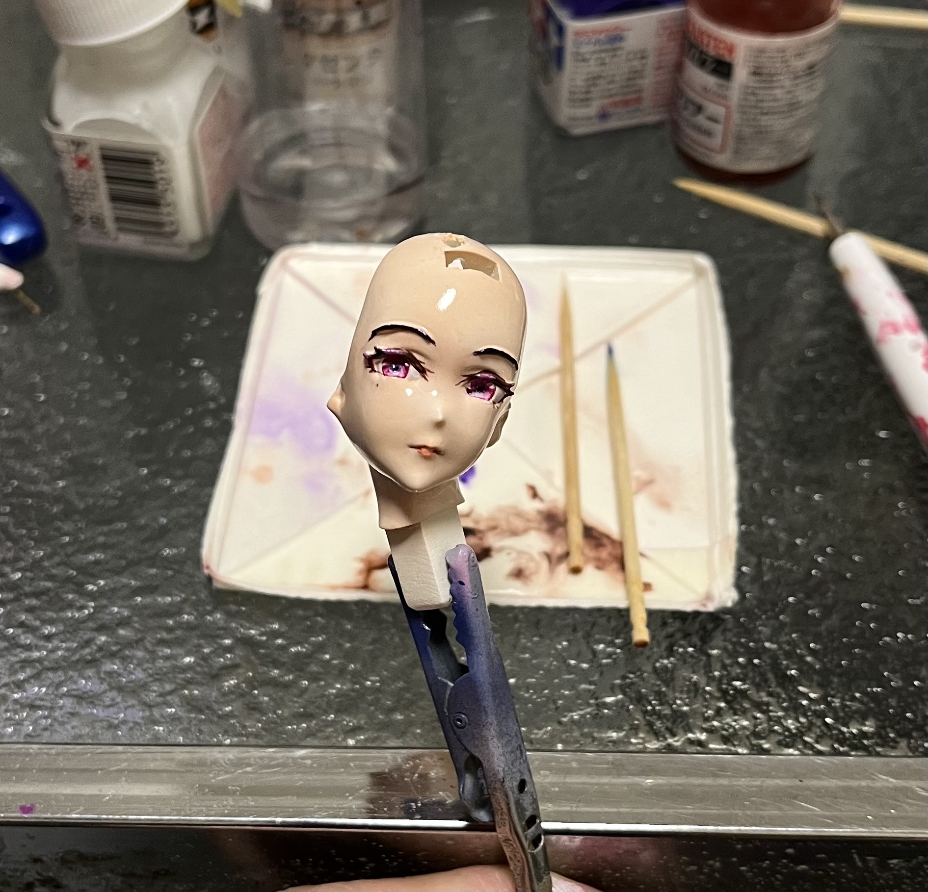 雷電将軍フィギュア製作 - MIYUTOのぷらも道