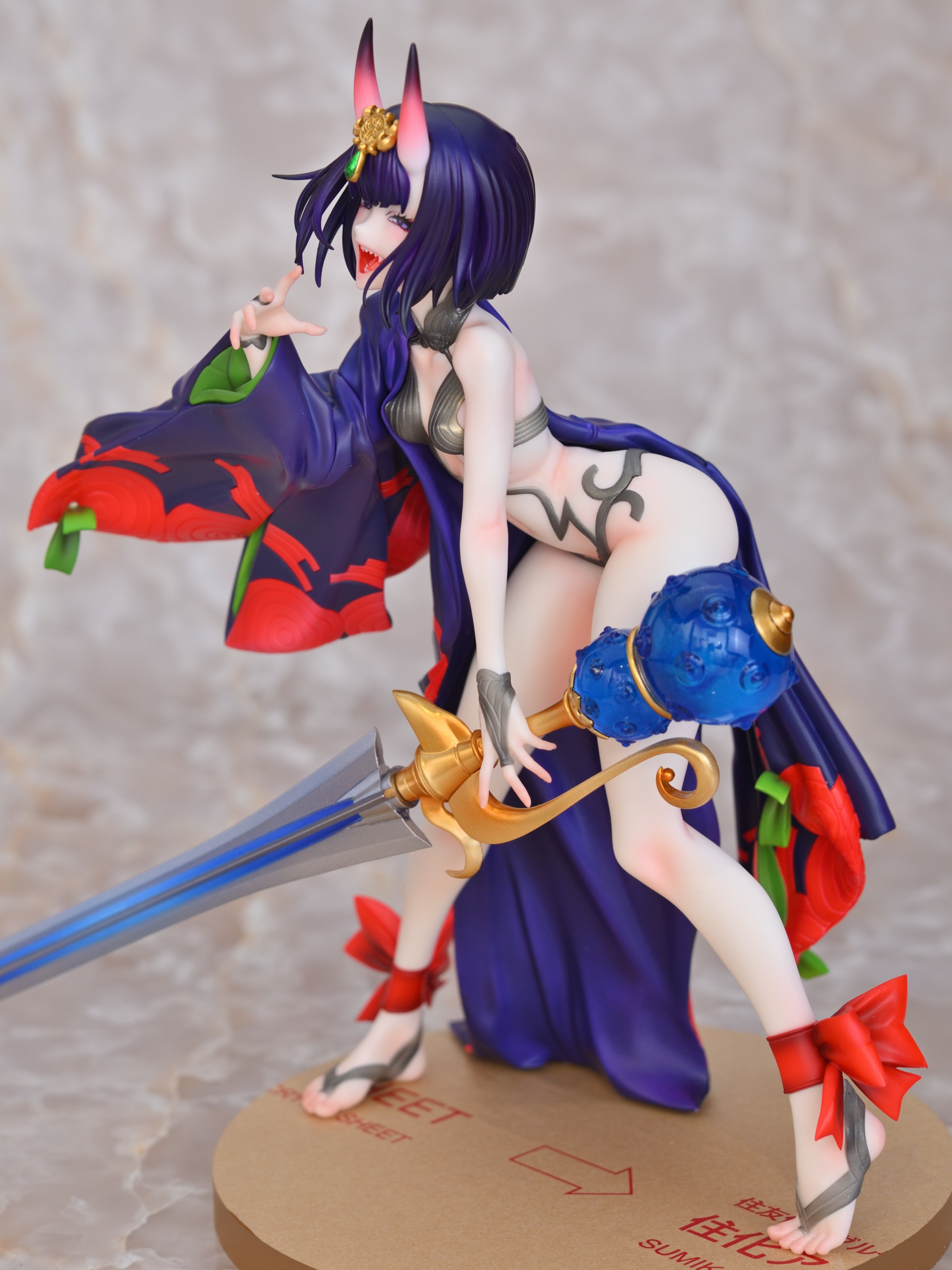 酒呑童子　ガレージキット 異形感満載だけど実は綺麗なお顔の酒呑童子のガレージキットを製作しま