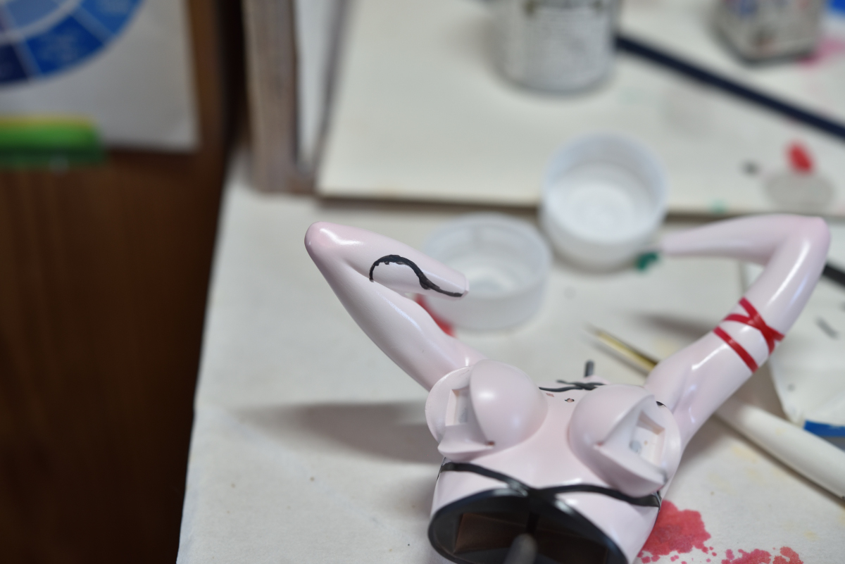バーヴァンシー ガレージキット製作(R.GLATT-CCさんの） 塗装