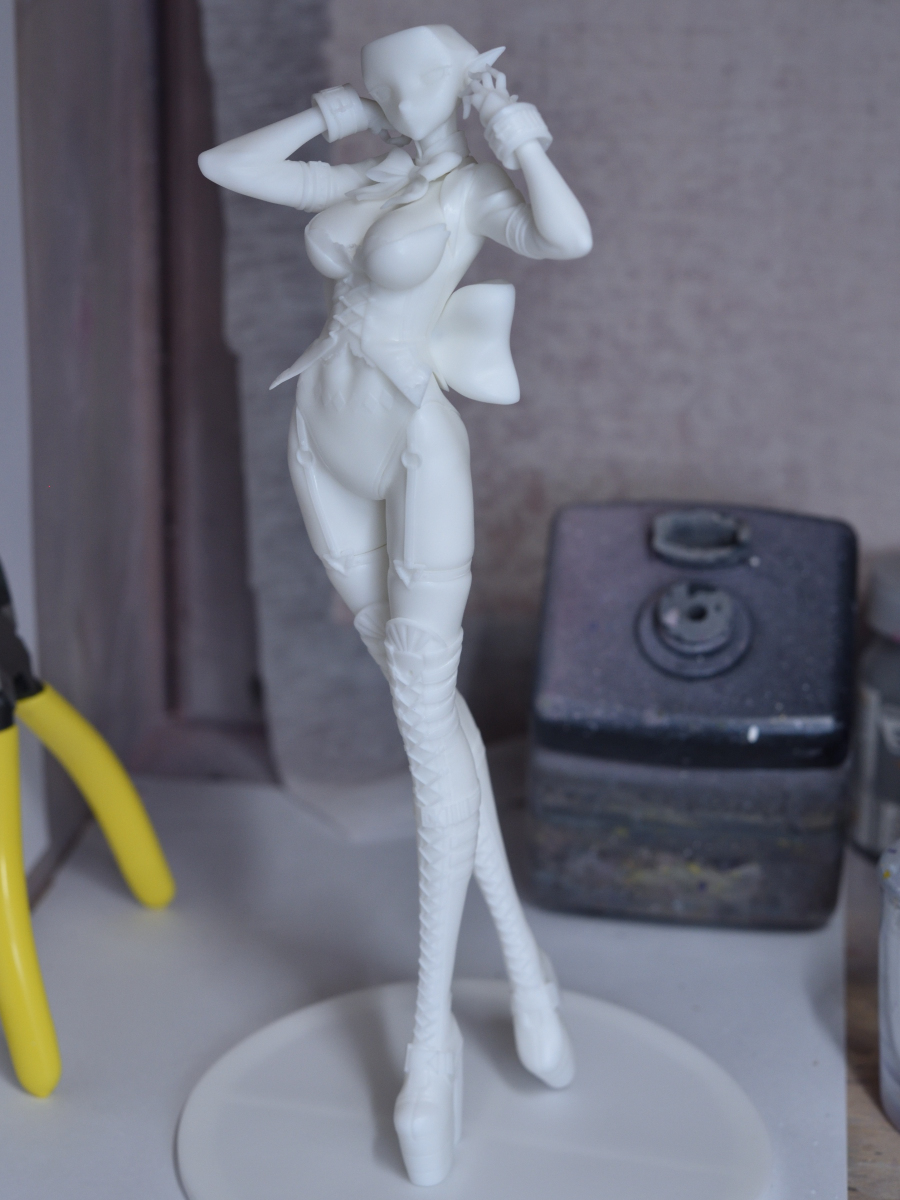 バーヴァンシー　バニーガール　ガレジキット仮組　ぶぶたたの模型屋