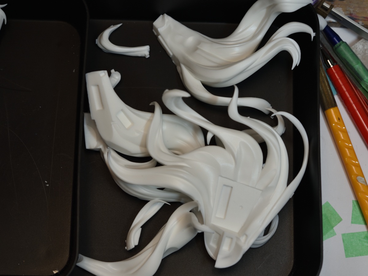 バーゲスト　ガレージキット　仮組　FGO