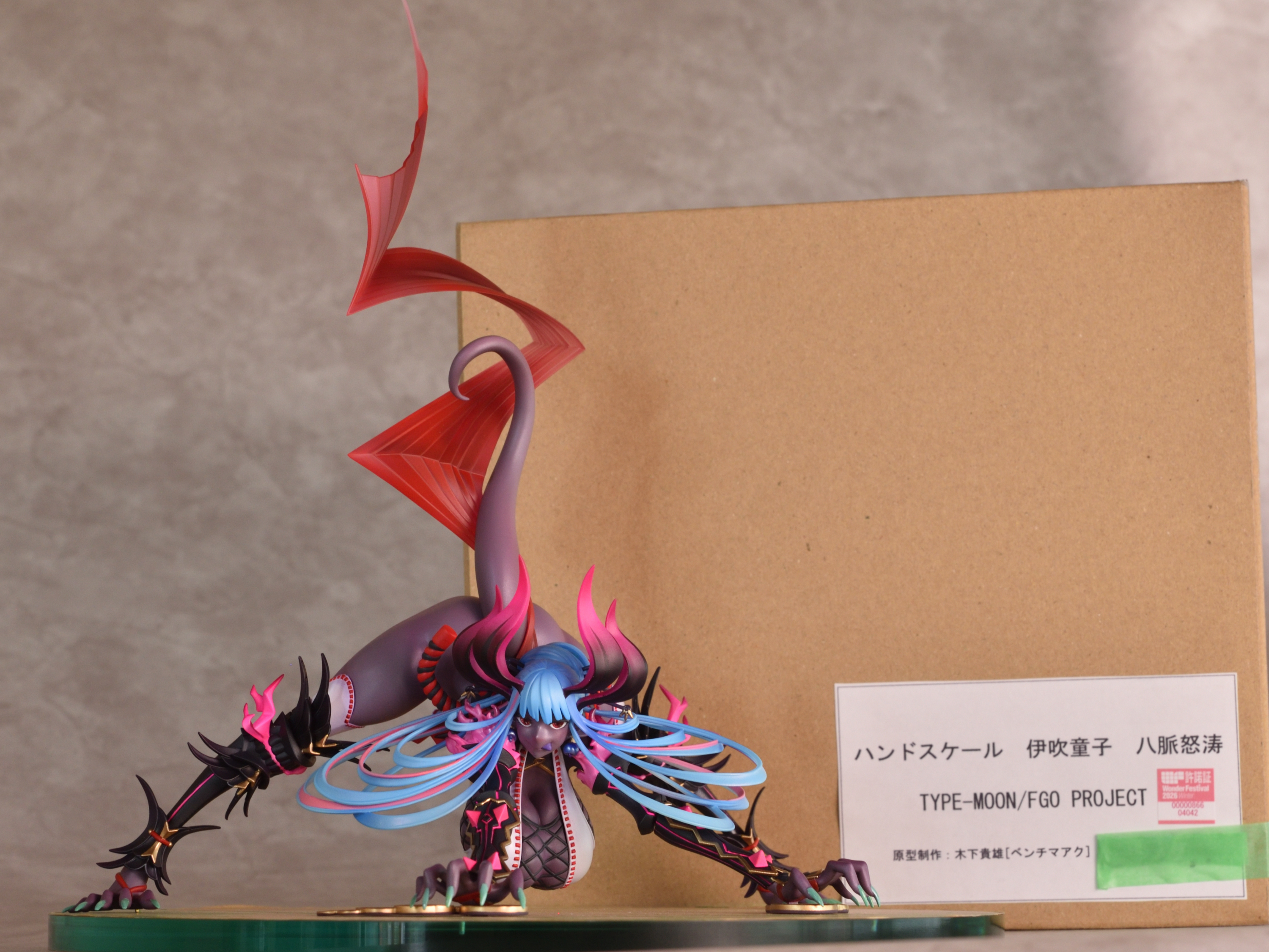 ハンドスケール 伊吹御霊 八脈怒涛 伊吹童子ガレージキット製作