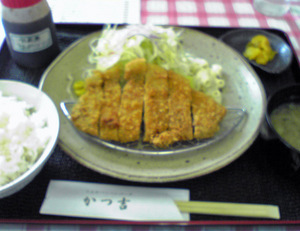 かつ吉のとんかつ