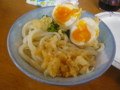 かけうどんと玉子天　竹清