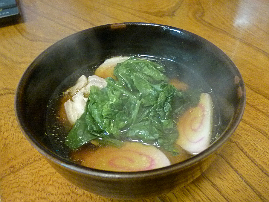 平成２５年　初めての食事はお雑煮