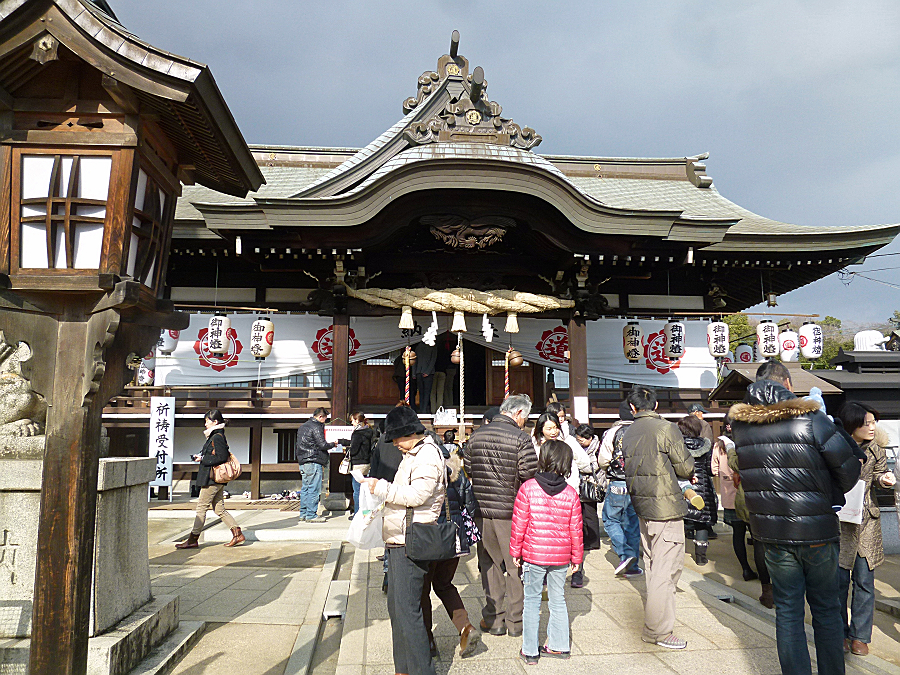 道通神社へ初詣　２０１３０１０２