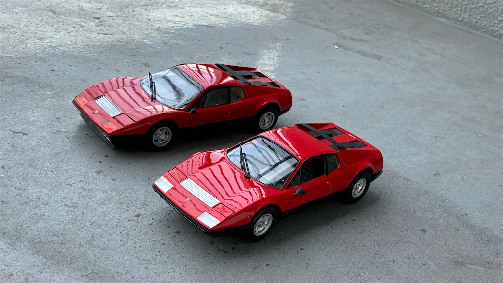 1/24タカラレベル フェラーリ365BB マルイ 512BB - sportscar graphic