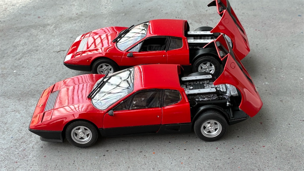 1/24タカラレベル フェラーリ365BB マルイ 512BB - sportscar graphic