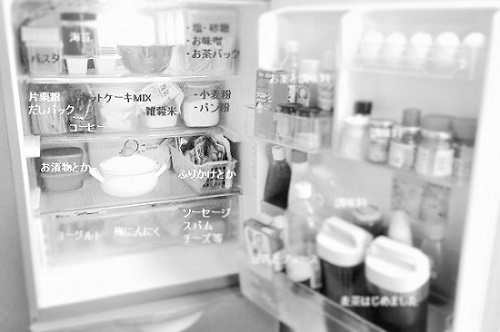 キッチン収納 2人暮らしの冷蔵庫 キッチン収納 2人暮らしの冷蔵庫