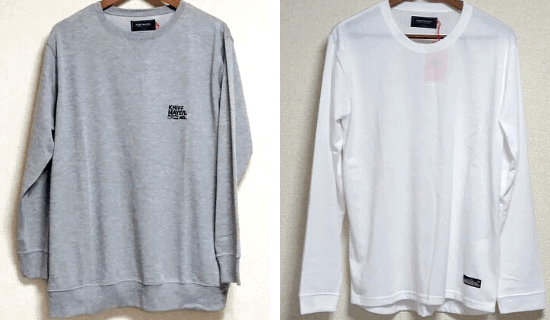 KRIFF MAYER（クリフメイヤー）薄手のスウェットと長袖Tシャツ