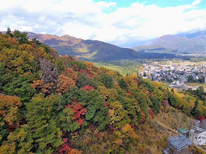 秋には紅葉も