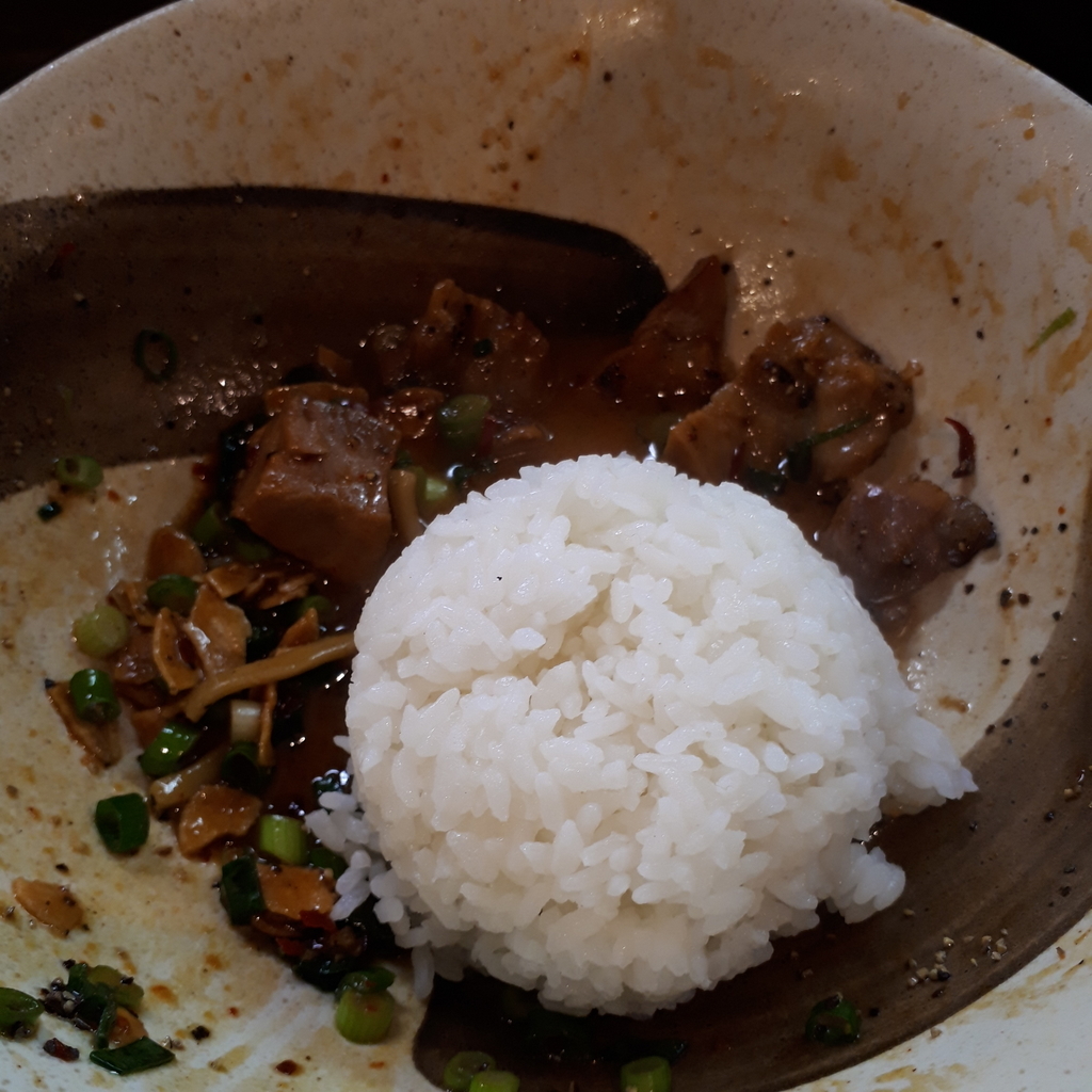 縁乃介商店 汁なしHOT麺 ライスダイブ