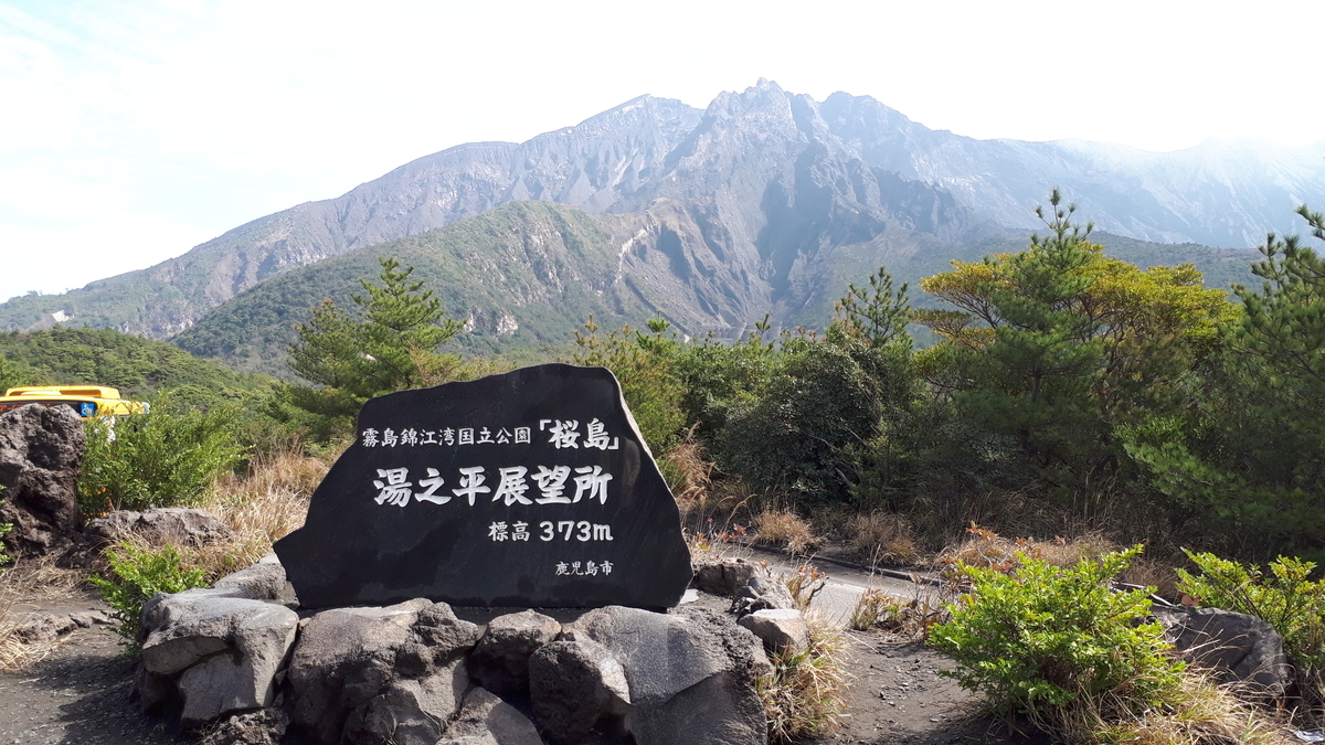 桜島 湯之平展望所