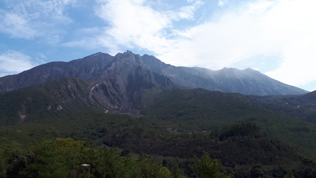 桜島 湯之平展望所
