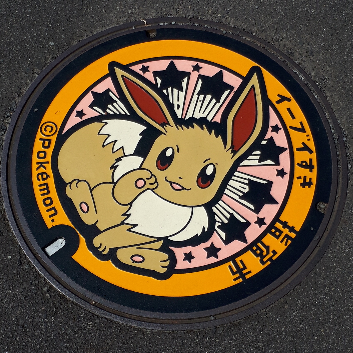 指宿市 イーブイマンホール 指宿駅前
