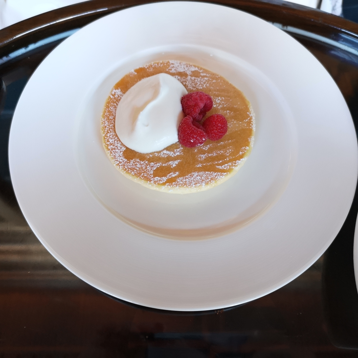 パンケーキ ホイップクリーム ラズベリー