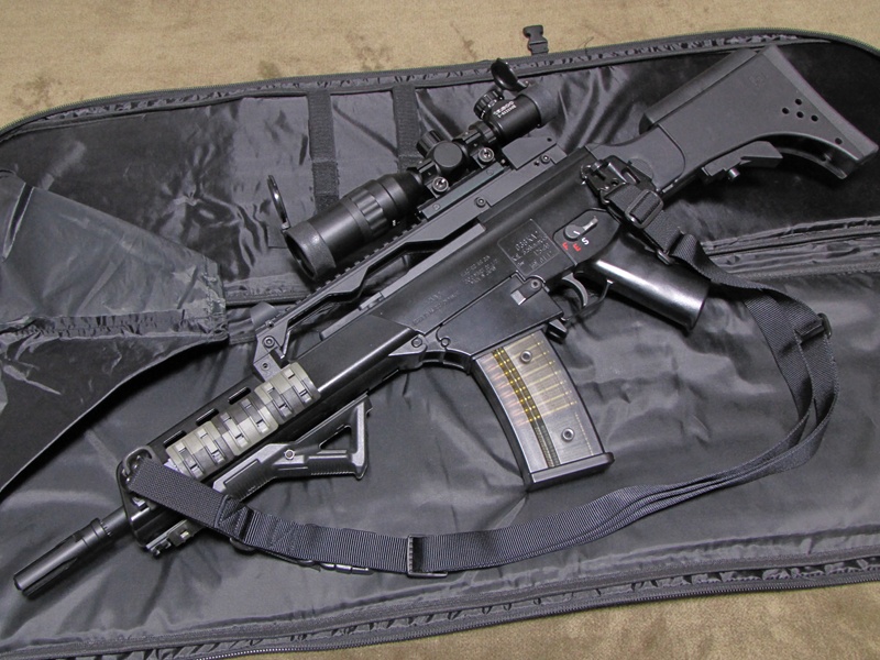 東京マルイ 次世代 G36C 外装カスタム 東京マルイ G36C 次世代電動ガンのカスタムをさせて頂きました