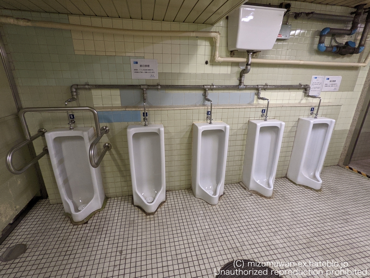男子トイレ露出 