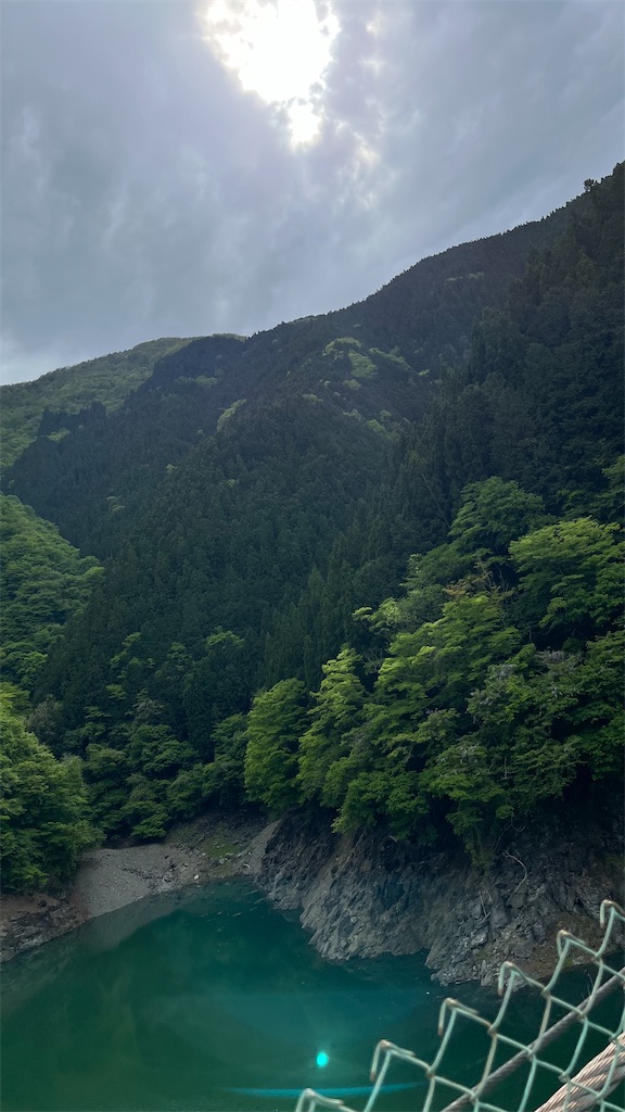 大洞川吊り橋からの景色2