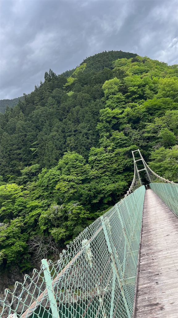 大洞川吊り橋からの景色3