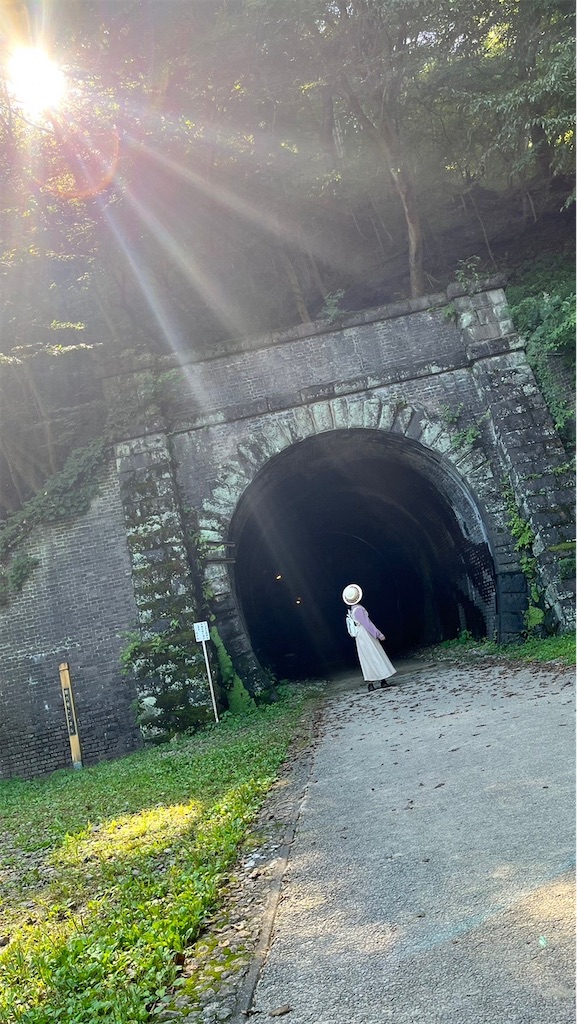 旧熊ノ平駅へのトンネル1