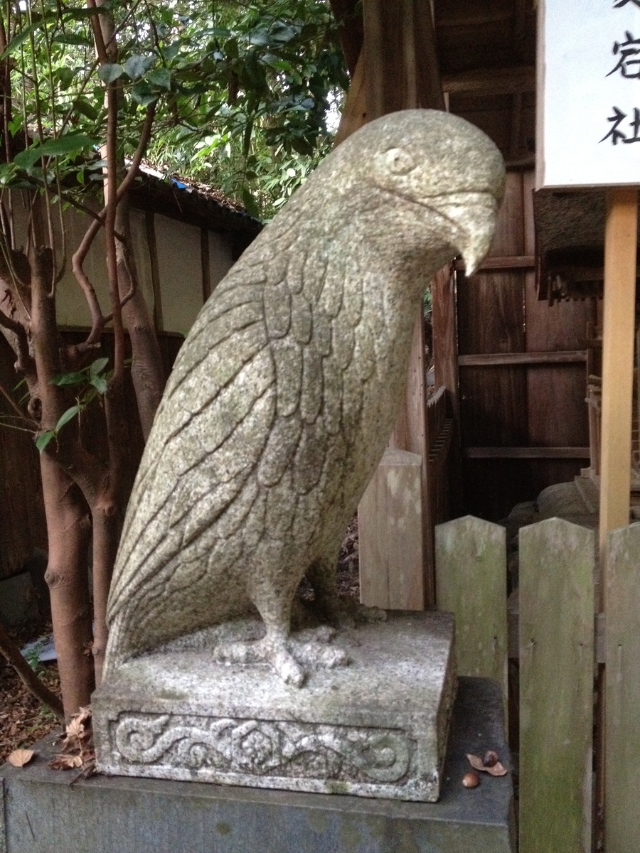 大豊神社の狛鳶