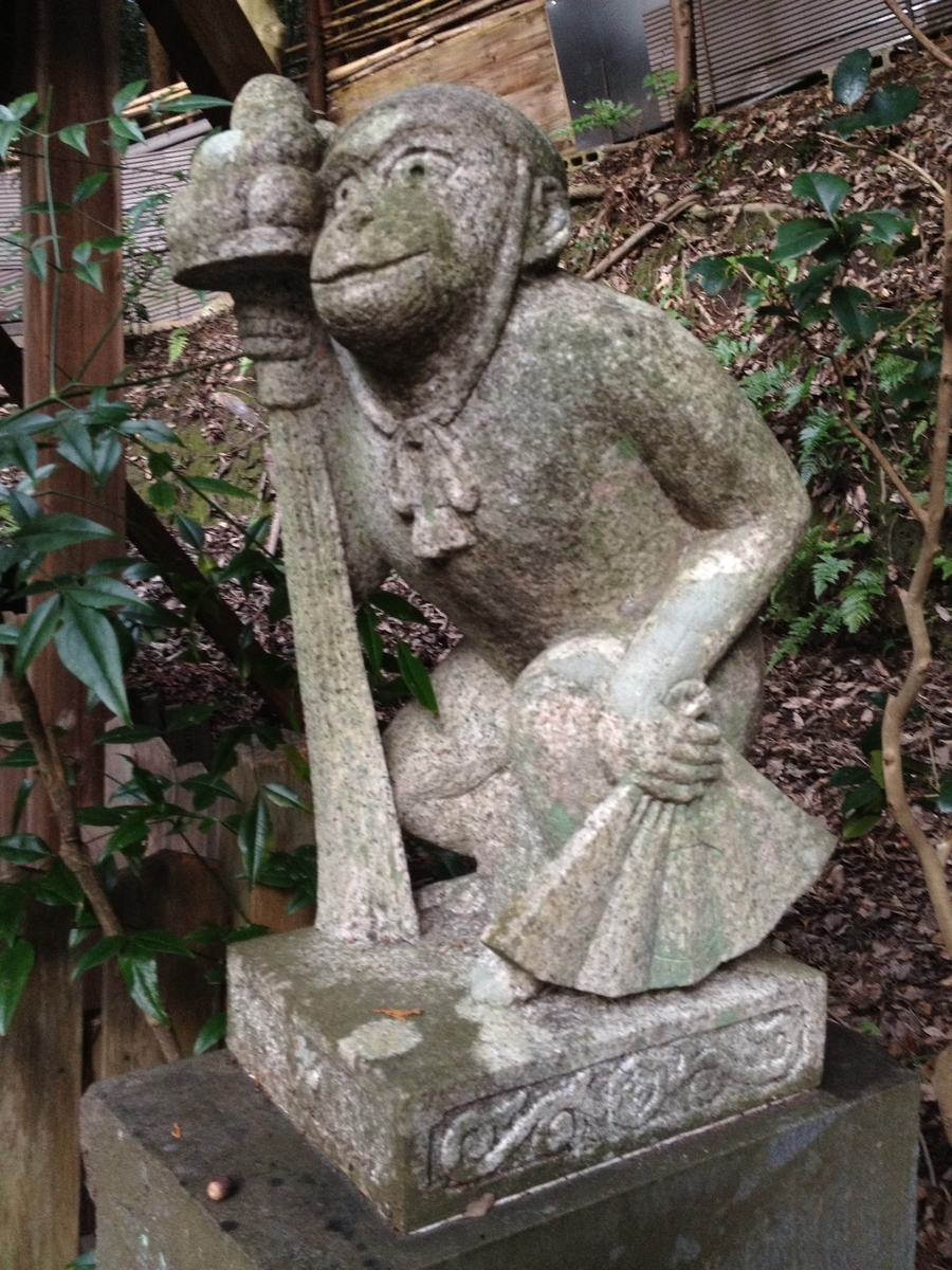 大豊神社の狛猿