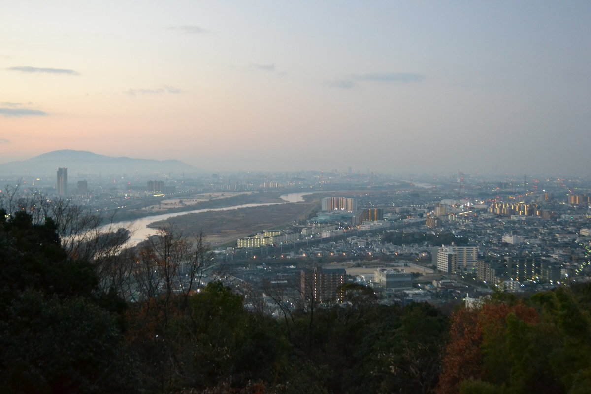 天王山の初日の出